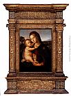The Madonna And Child Before A Landscape by Bernardino Pinturicchio
